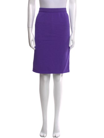 St. John Collection Wool Knee-Length Skirt