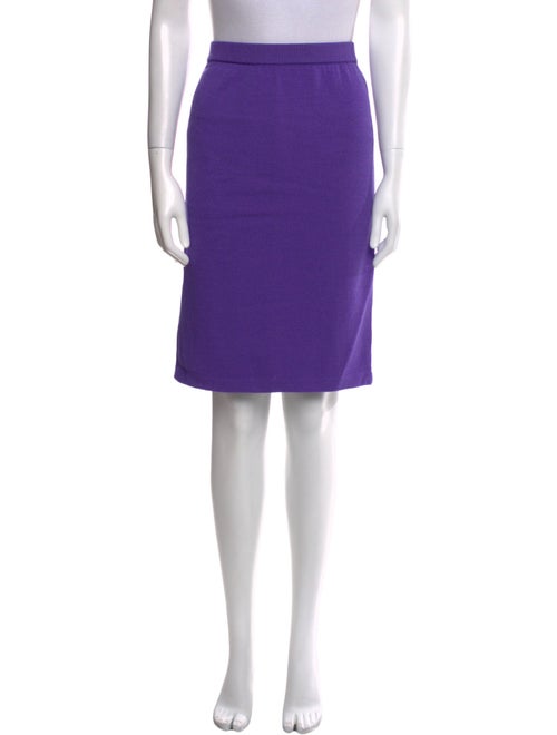 St. John Collection Wool Knee-Length Skirt