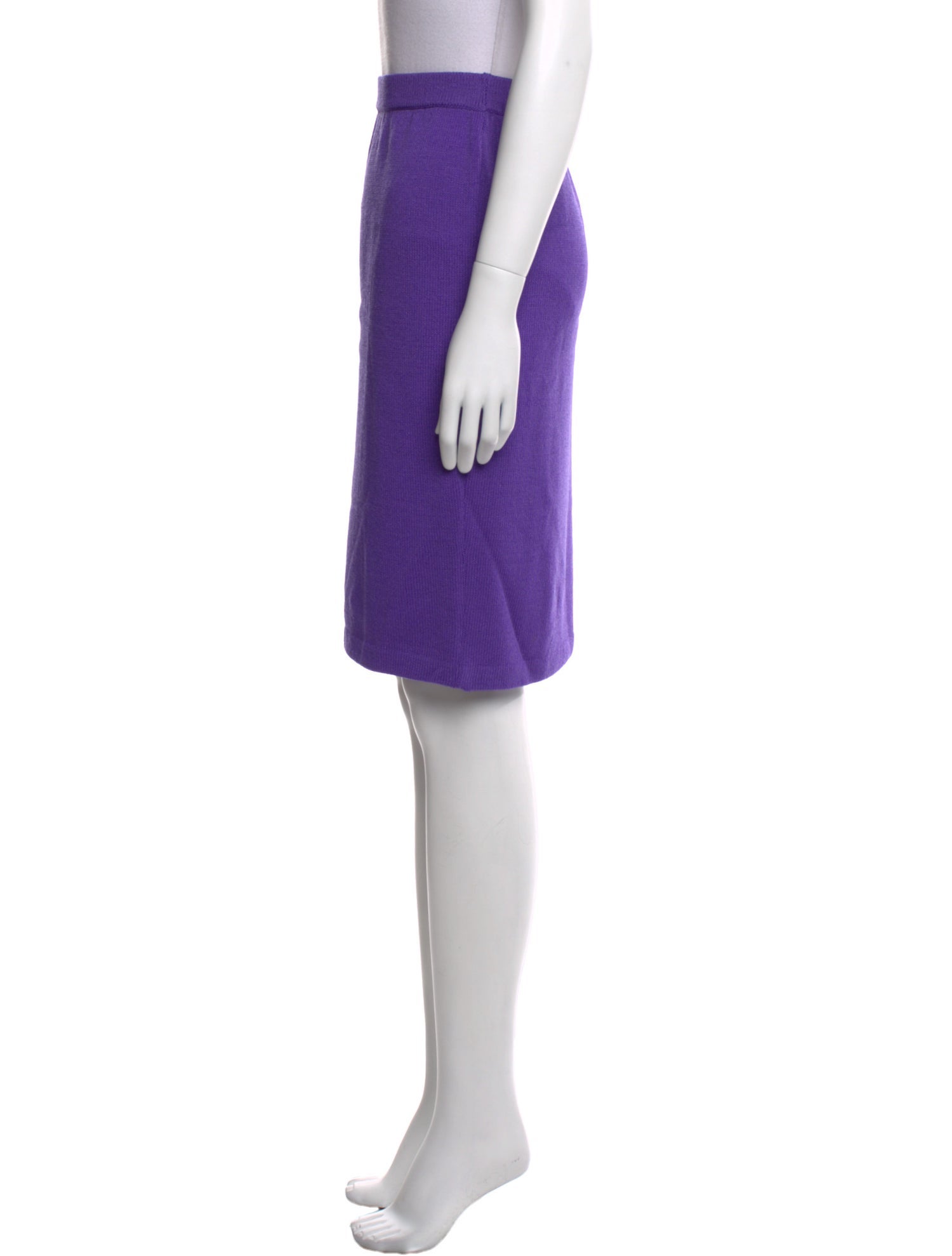 St. John Collection Wool Knee-Length Skirt