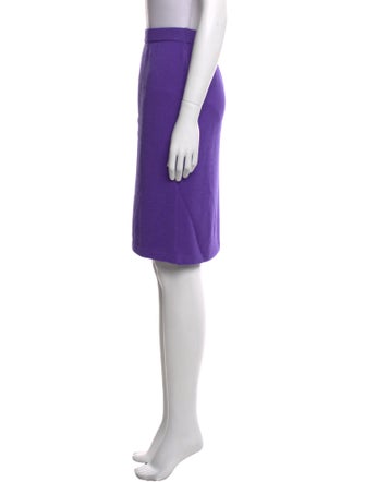 St. John Collection Wool Knee-Length Skirt