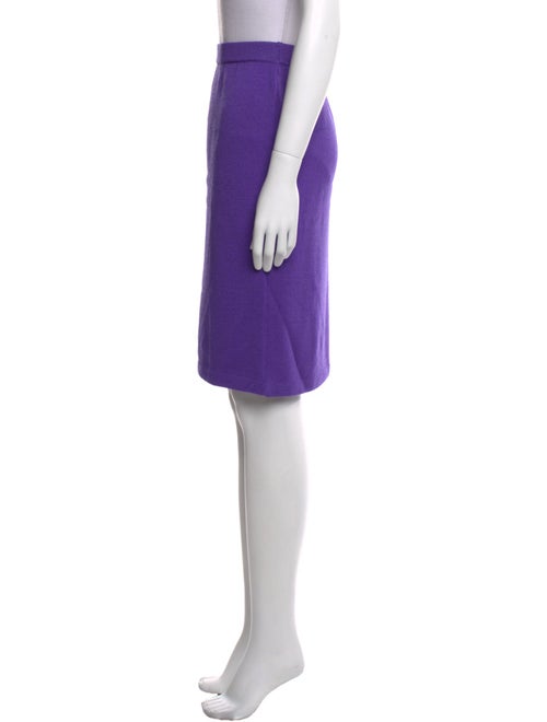 St. John Collection Wool Knee-Length Skirt