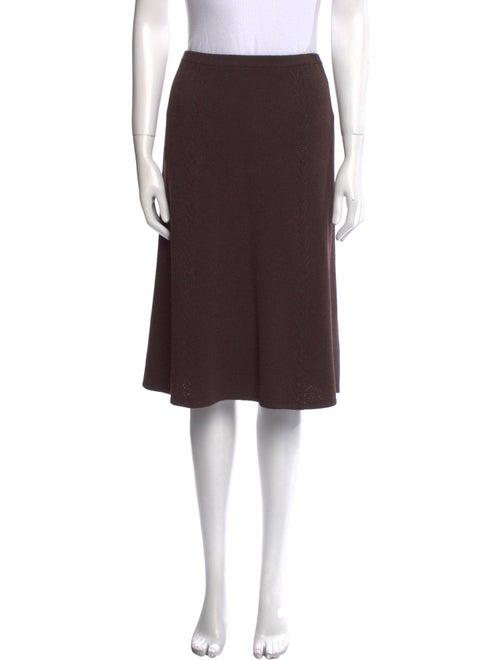 St. John Collection Wool Knee-Length Skirt