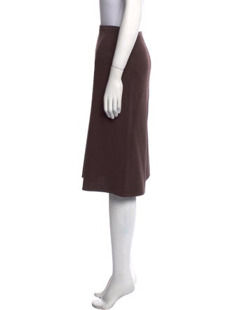 St. John Collection Wool Knee-Length Skirt