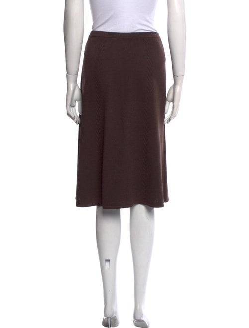 St. John Collection Wool Knee-Length Skirt