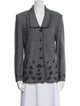 St. John Collection Colorblock Pattern Jacket