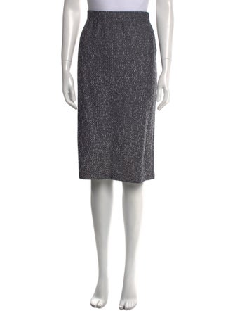 St. John Collection Printed Knee-Length Skirt