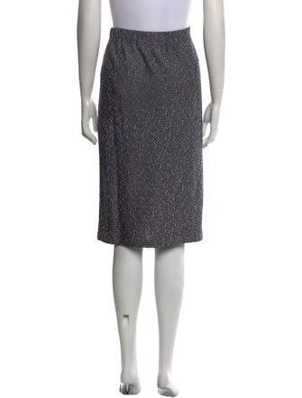 St. John Collection Printed Knee-Length Skirt