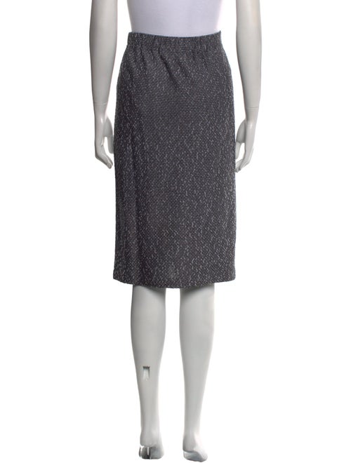 St. John Collection Printed Knee-Length Skirt