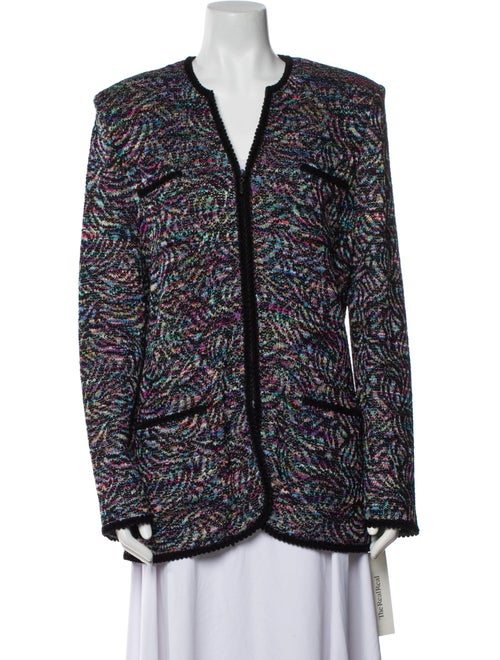 St. John Collection Printed Evening Jacket