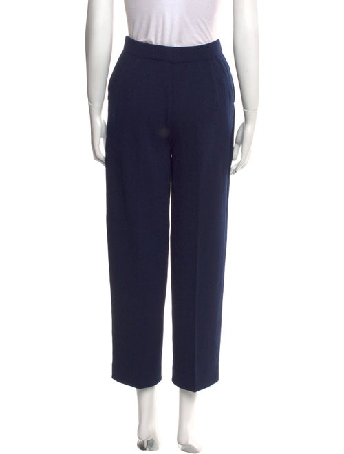St. John Collection Wool Straight Leg Pants