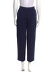 St. John Collection Wool Straight Leg Pants