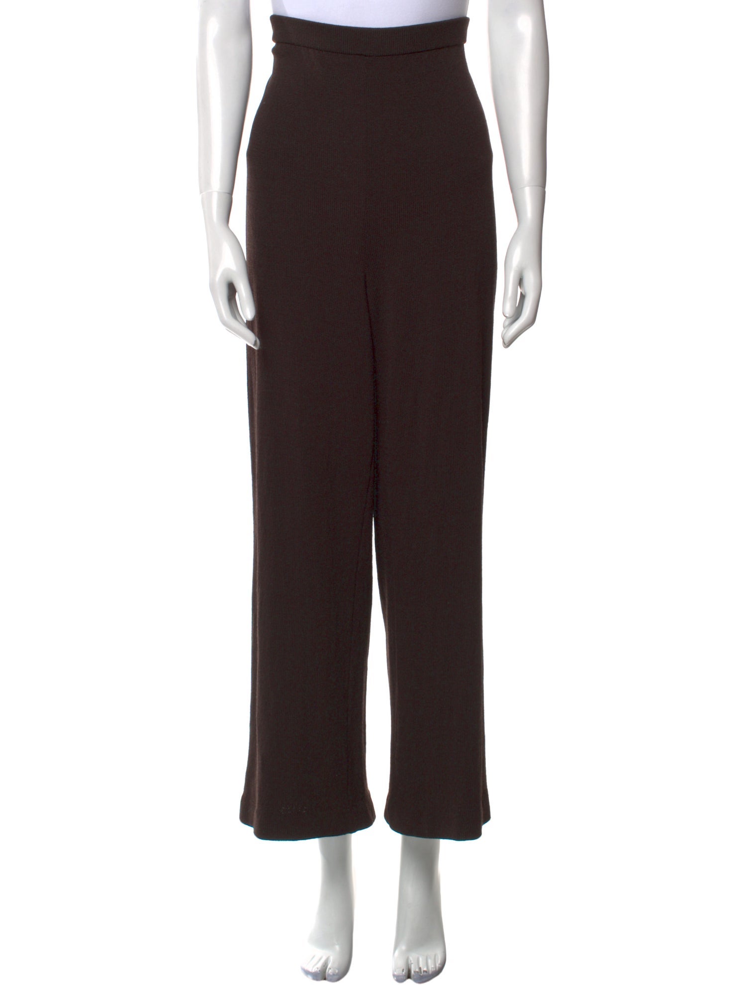 St. John Collection Wool Wide Leg Pants