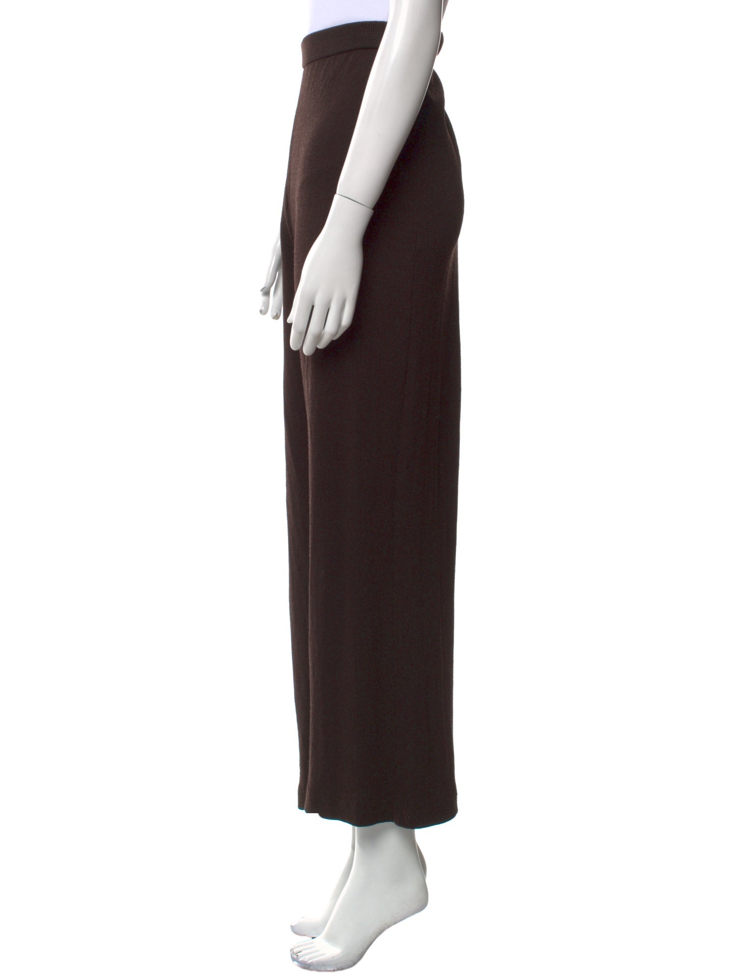 St. John Collection Wool Wide Leg Pants
