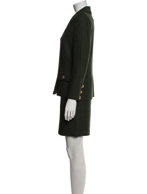 St. John Collection Printed Skirt Suit