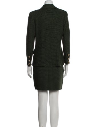 St. John Collection Printed Skirt Suit