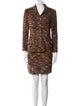 St. John Collection Tweed Pattern Skirt Set