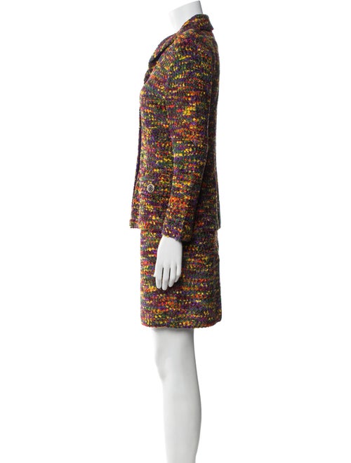 St. John Collection Tweed Pattern Skirt Set