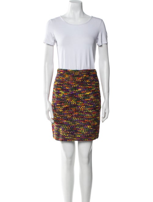 St. John Collection Tweed Pattern Skirt Set