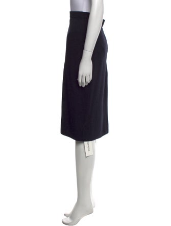 St. John Collection Wool Knee-Length Skirt