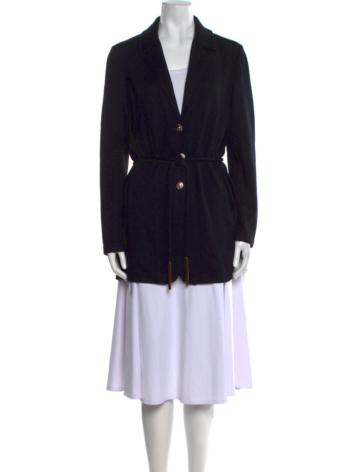 St. John Collection Floral Print V-Neck Sweater