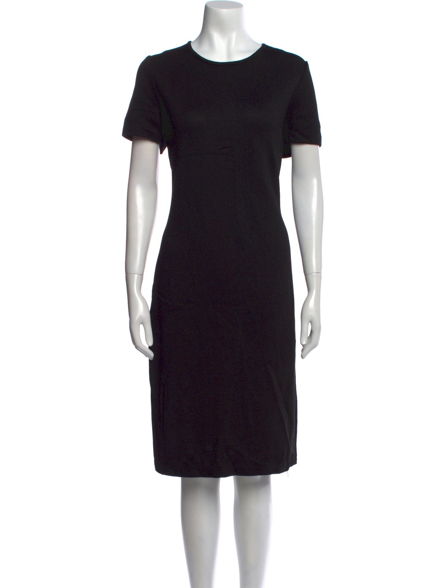 St. John Collection Crew Neck Midi Length Dress