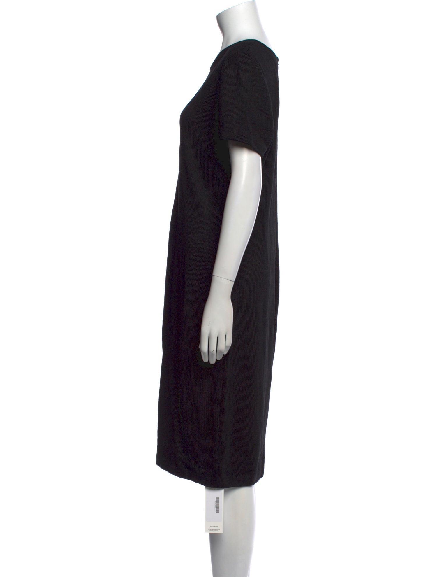 St. John Collection Crew Neck Midi Length Dress