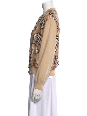 St. John Collection Wool Printed Sweater