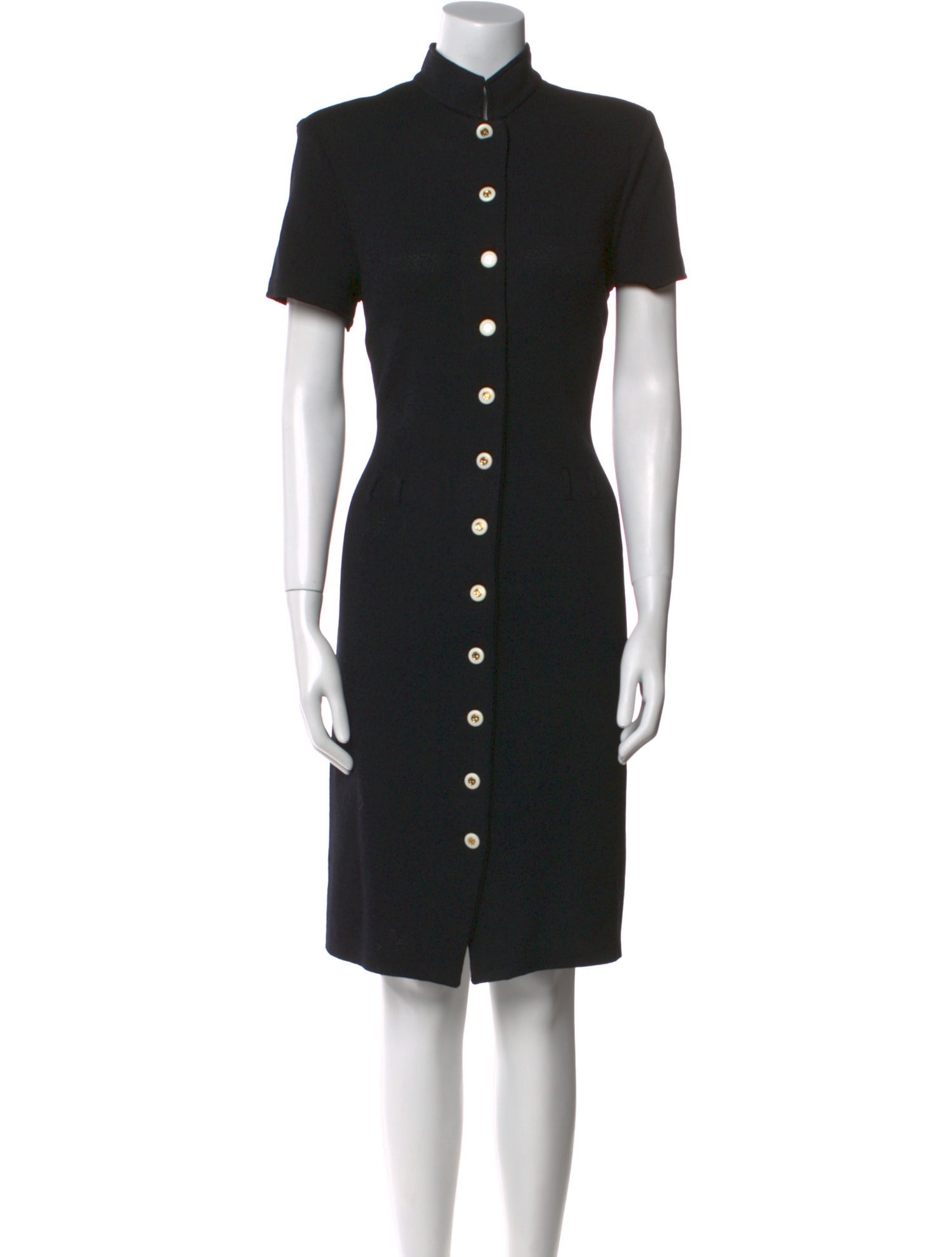 St. John Collection Wool Knee-Length Dress