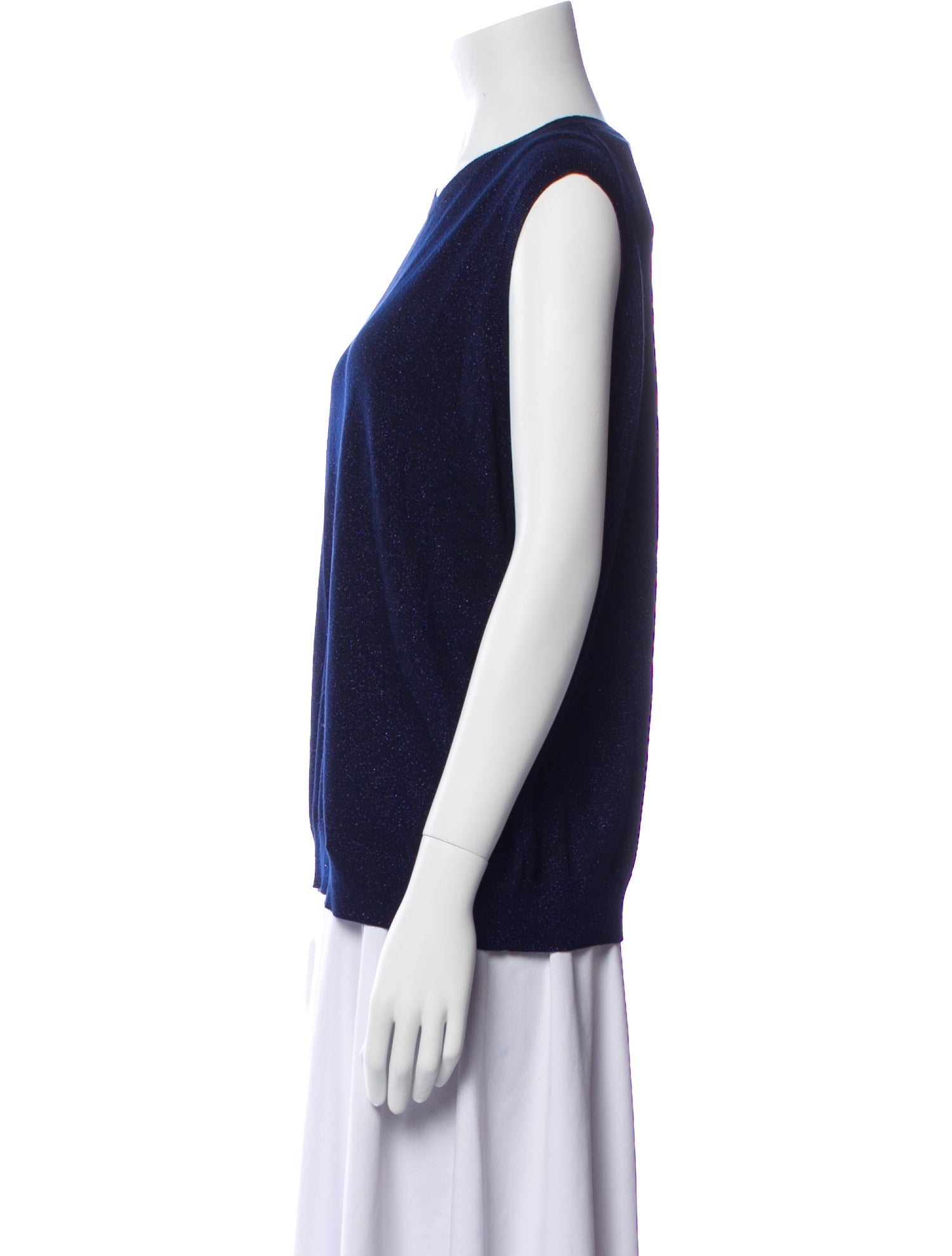 St. John Collection Crew Neck Sleeveless Top w/ Tags