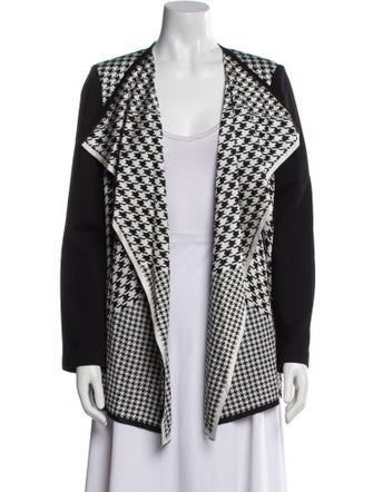 St. John Collection Houndstooth Print Blazer