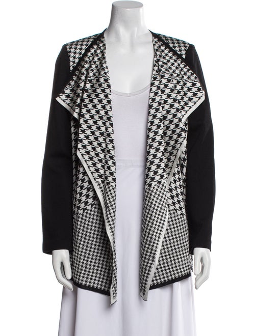 St. John Collection Houndstooth Print Blazer
