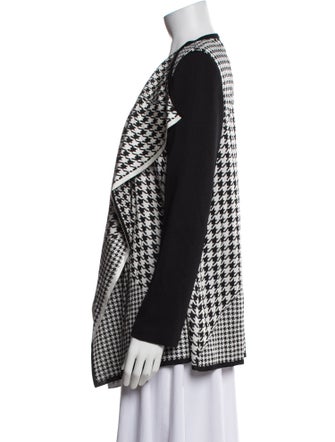 St. John Collection Houndstooth Print Blazer