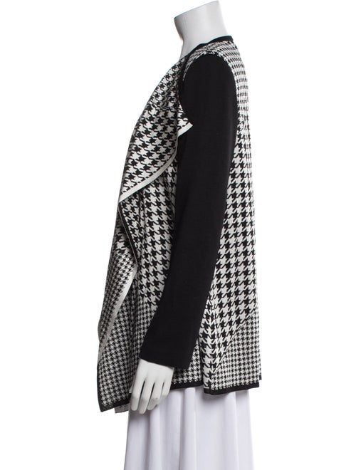 St. John Collection Houndstooth Print Blazer