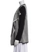 St. John Collection Houndstooth Print Blazer