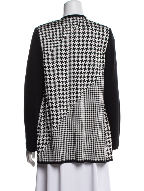 St. John Collection Houndstooth Print Blazer