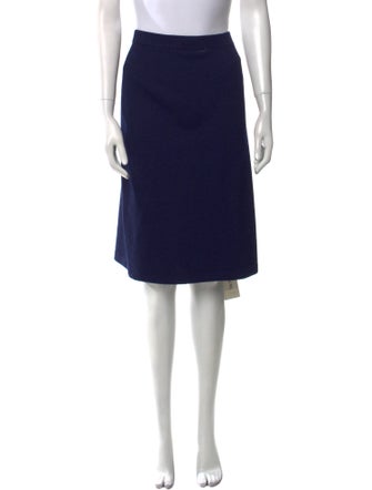 St. John Collection Wool Knee-Length Skirt