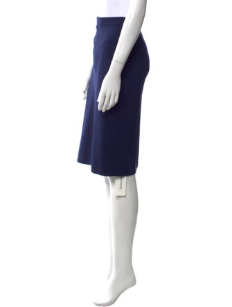 St. John Collection Wool Knee-Length Skirt