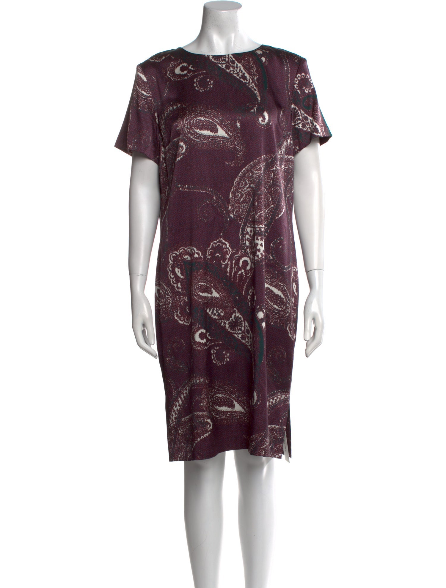 St. John Collection Silk Knee-Length Dress