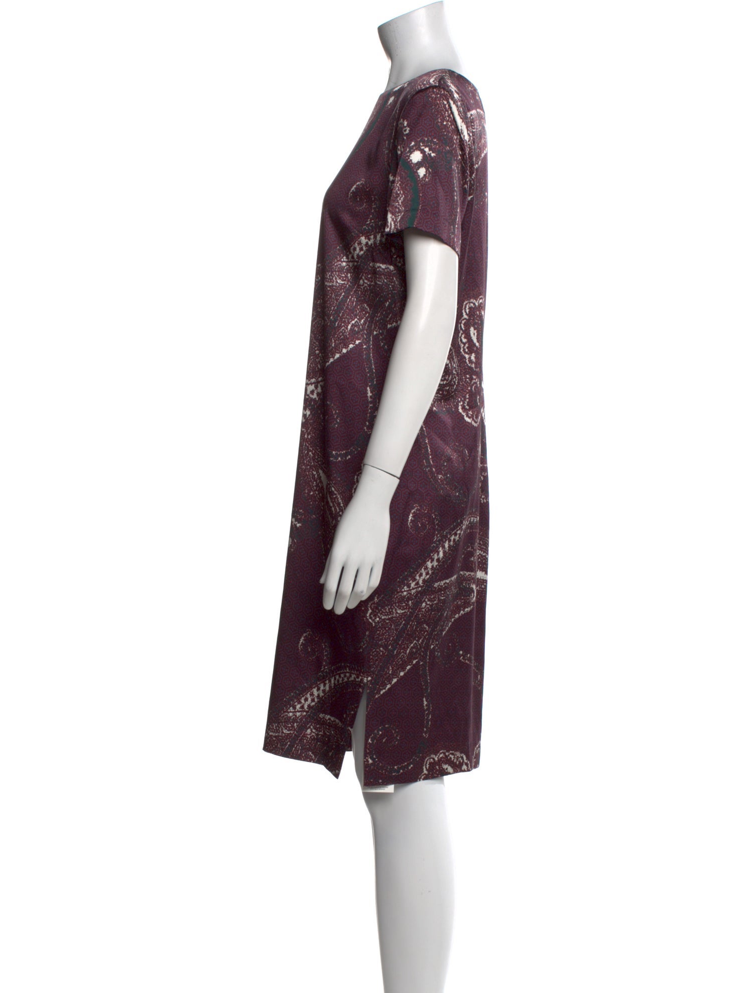 St. John Collection Silk Knee-Length Dress