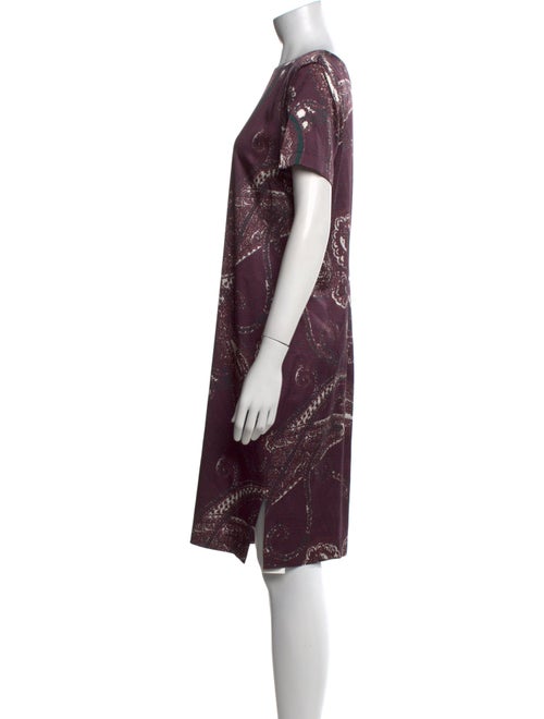St. John Collection Silk Knee-Length Dress
