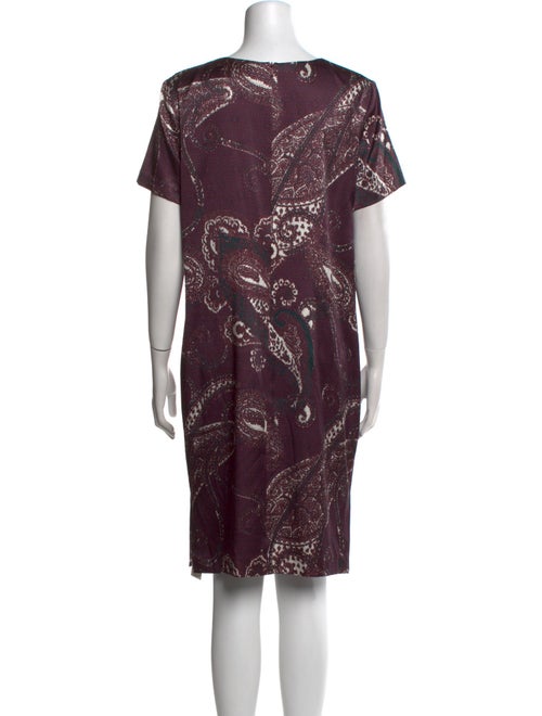 St. John Collection Silk Knee-Length Dress
