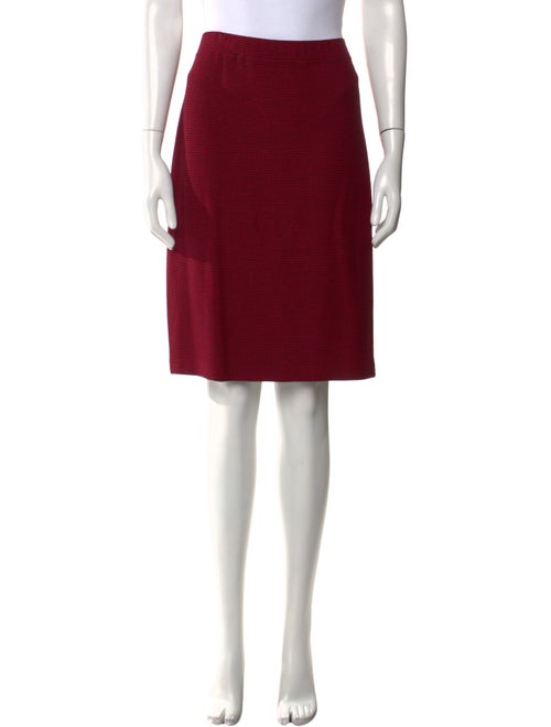 St. John Collection Wool Knee-Length Skirt