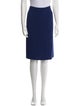 St. John Collection Wool Knee-Length Skirt