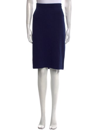 St. John Collection Wool Knee-Length Skirt