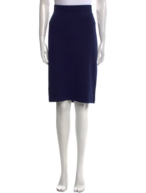 St. John Collection Wool Knee-Length Skirt