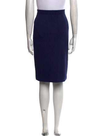 St. John Collection Wool Knee-Length Skirt