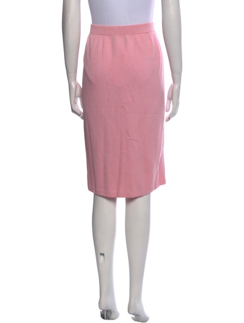 St. John Collection Scalloped Accent Knee-Length Skirt