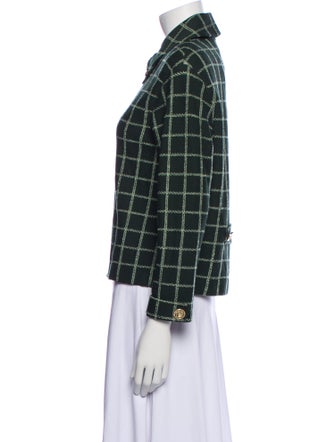 St. John Collection by Marie Gray Plaid Print Blazer