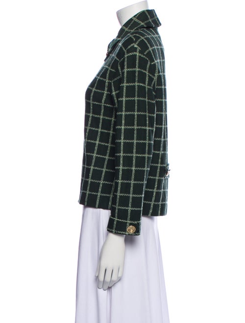 St. John Collection by Marie Gray Plaid Print Blazer