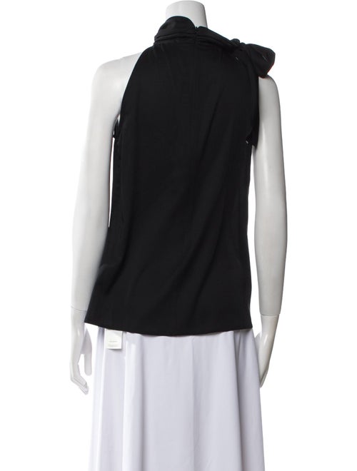 St. John Collection Silk Cowl Neck Top